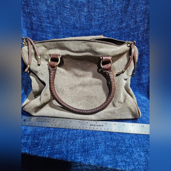 Kendall Conrad Handbag Tote Suede Leather - Picture 9 of 11